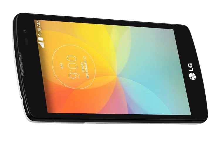 LG F60 Smartphone Android Avec la 4G LTE d’une incroyable rapidité, processeur Quad-Core 1,2 GHz et écran de 4,5 pouces, D390N