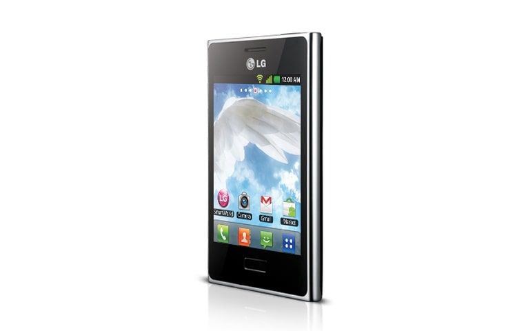 LG OPTIMUS L3 Smartphone de 3,2 pouces, Android, Wi-Fi™, Bluetooth 3.0 et une batterie pour le plaisir d’une utilisation prolongée, E400