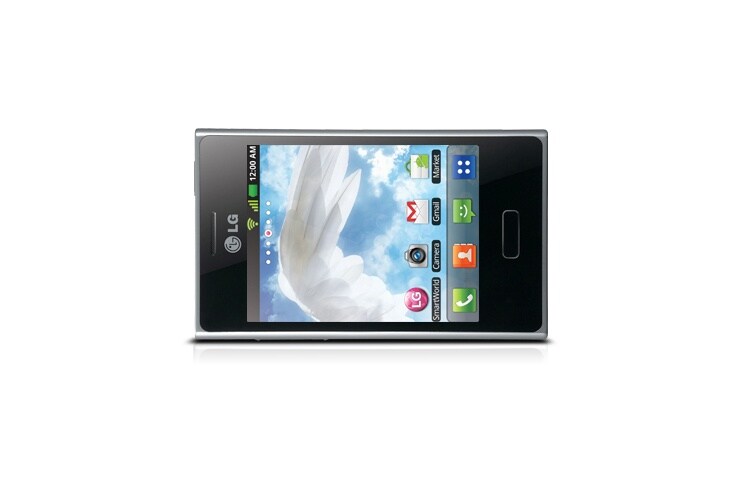 LG OPTIMUS L3 Smartphone de 3,2 pouces, Android, Wi-Fi™, Bluetooth 3.0 et une batterie pour le plaisir d’une utilisation prolongée, E400