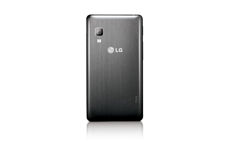 LG OPTIMUS L5'' Smartphone Android avec écran tactile Full Touch IPS de 4 pouces, processeur 1GHz, appareil photo de 5MP avec fonction panorama et NFC, E460