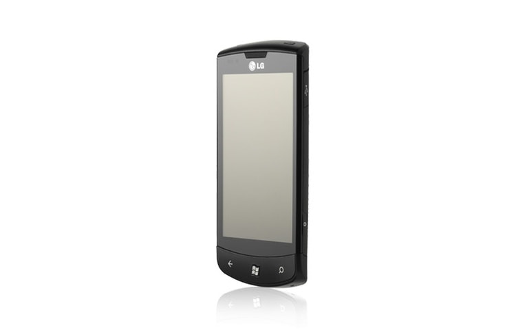 Vue avant de 
 Smartphone avec Windows 7 et un écran Full Touch de 3,8 pouces E900