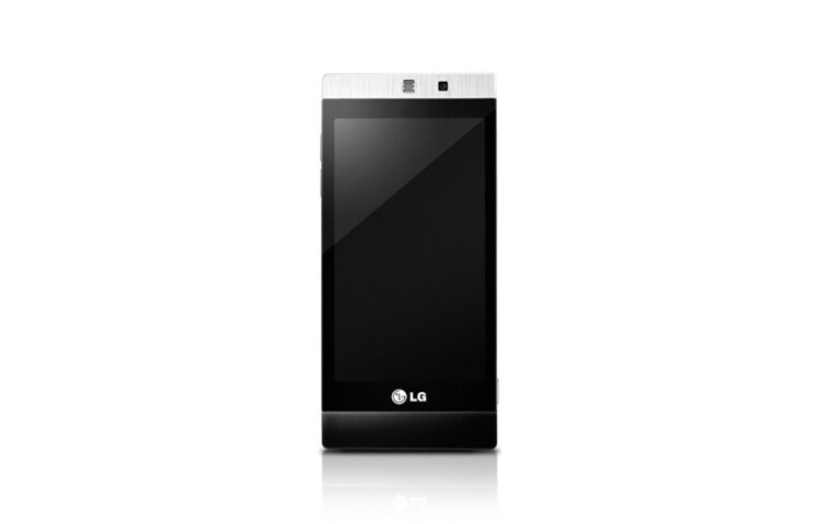 Vue avant de Le téléphone le plus compact avec écran tactile intégral 3,2&#34; GD880 Mini