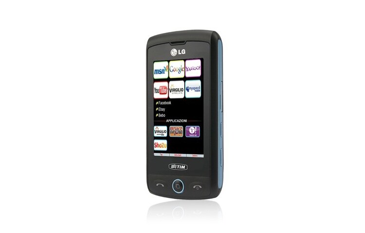 LG Touch phone à clavier QWERTZ extractible, GW520 InTouch