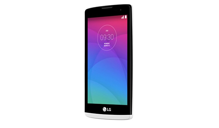 LG Leon Smartphone Android, avec écran technologie In-cell Touch avec 4,5", processeur quatre cœurs de 1,3GHz, H320