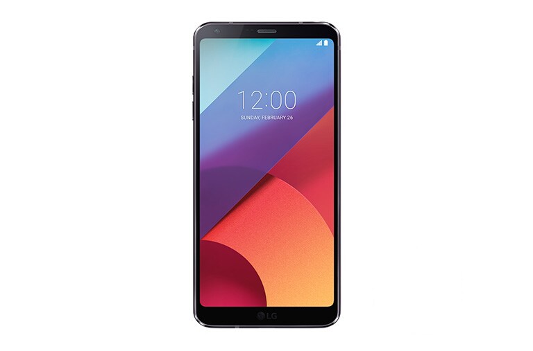 Vue avant de LG G6 Astro Black  LG G6