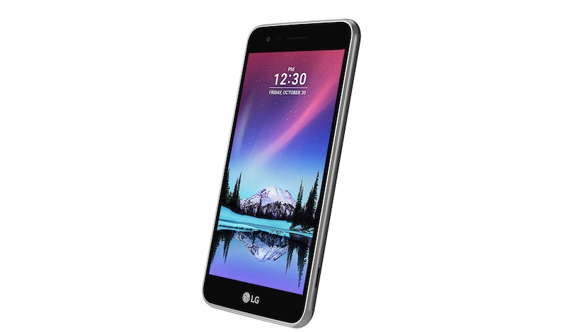 LG Smartphone d’entrée de gamme équipé d’une batterie de 2500 mAh et d’un appareil photo frontal  de 5 MP à déclenchement automatique., LG K4 (2017)
