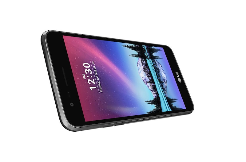 LG Smartphone d’entrée de gamme équipé d’une batterie de 2500 mAh et d’un appareil photo frontal  de 5 MP à déclenchement automatique., LG K4 (2017)