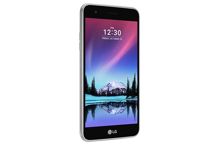 LG Smartphone d’entrée de gamme équipé d’une batterie de 2500 mAh et d’un appareil photo frontal  de 5 MP à déclenchement automatique., LG K4 (2017)