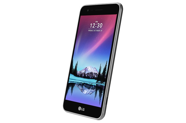 LG Smartphone d’entrée de gamme équipé d’une batterie de 2500 mAh et d’un appareil photo frontal  de 5 MP à déclenchement automatique., LG K4 (2017)