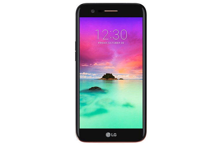 Vue avant de Disponible dès fin février LG K10