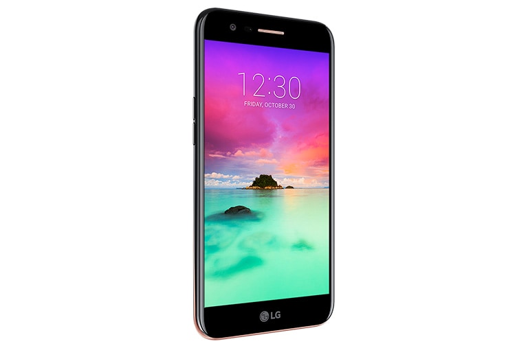 LG Smartphone de milieu de gamme équipé d’un appareil photo frontal de 13 MP grand angle de 120° et d’une batterie 2800 mAh ultra performante, LG K10 (2017)
