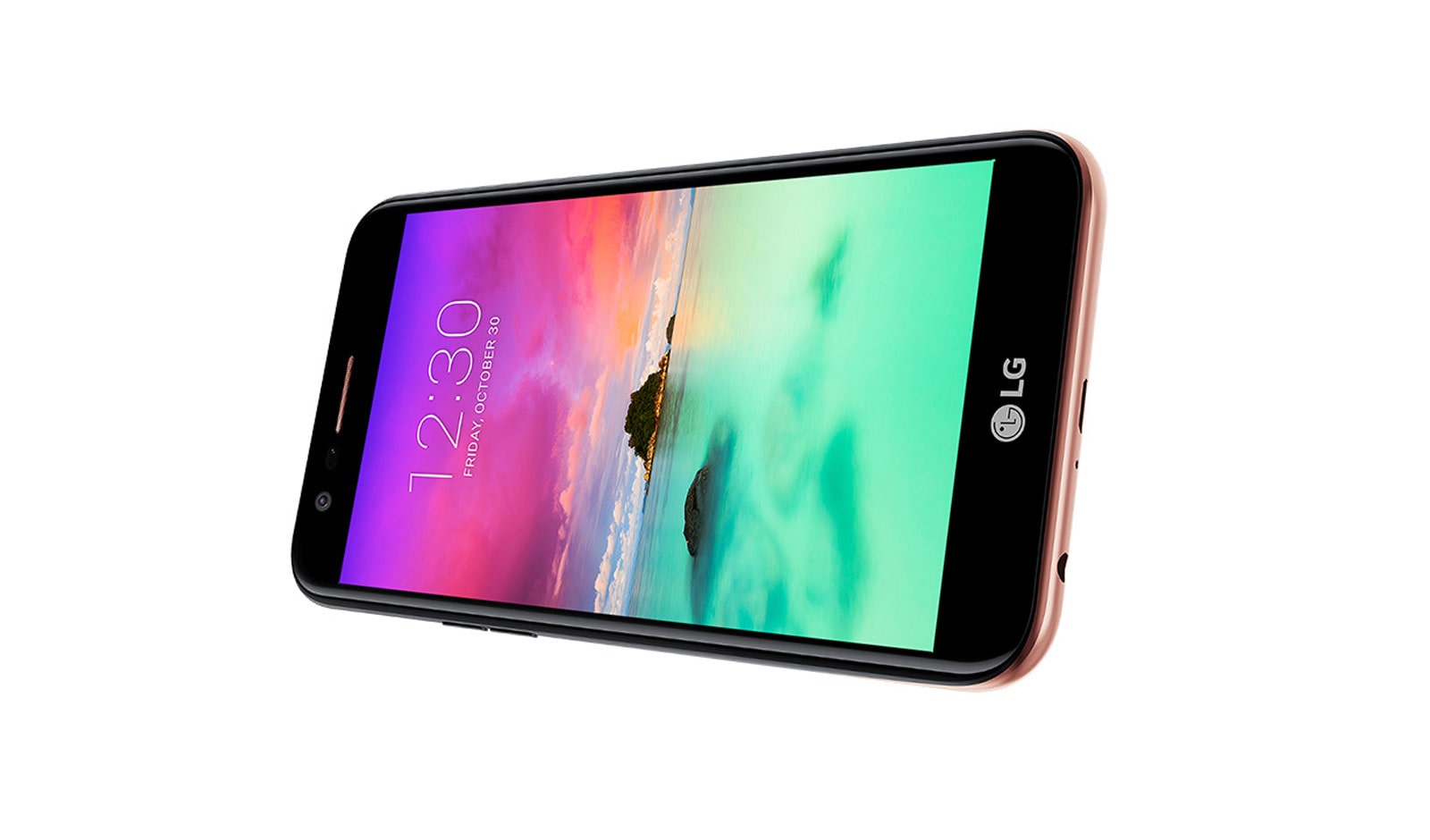 LG Smartphone de milieu de gamme équipé d’un appareil photo frontal de 13 MP grand angle de 120° et d’une batterie 2800 mAh ultra performante, LG K10 (2017)