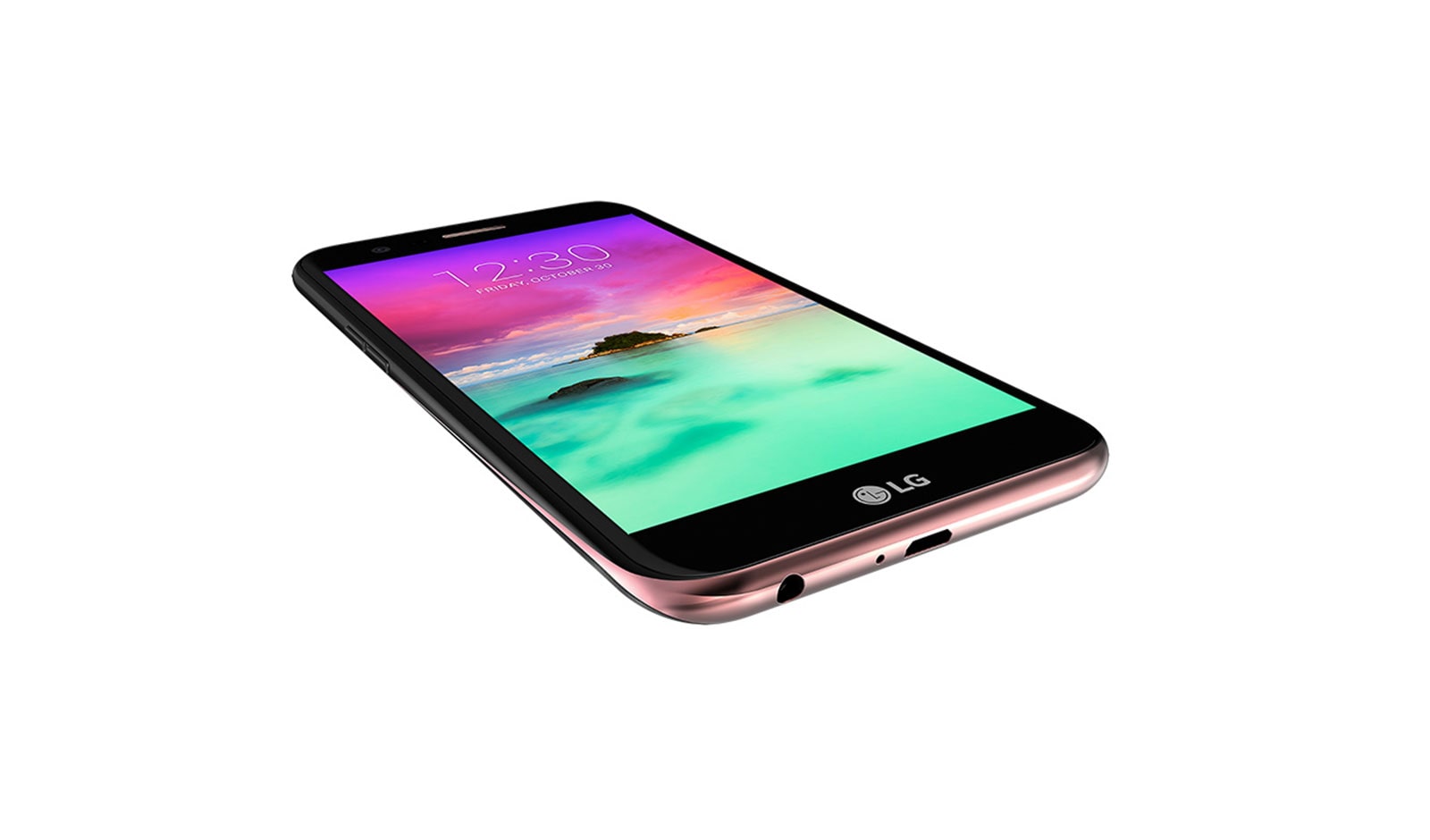 LG Smartphone de milieu de gamme équipé d’un appareil photo frontal de 13 MP grand angle de 120° et d’une batterie 2800 mAh ultra performante, LG K10 (2017)