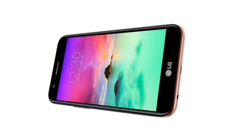 LG Smartphone de milieu de gamme équipé d’un appareil photo frontal de 13 MP grand angle de 120° et d’une batterie 2800 mAh ultra performante, LG K10 (2017)