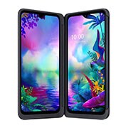 Vue avant de LG G8XThinQ et DualScreen G8X