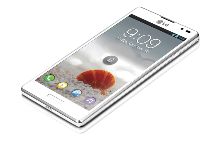LG OPTIMUS L9 Smartphone haut de gamme de la collection L-Style avec écran tactile qHD de 11,9 cm (4,7 pouces) et processeur Dual-Core de 1,0 GHz, P760