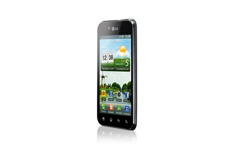 LG OPTIMUS black Téléphone mobile Android 2.2 Froyo avec appareil photo 5 MP, GPS, Wifi et MicroSD, P970