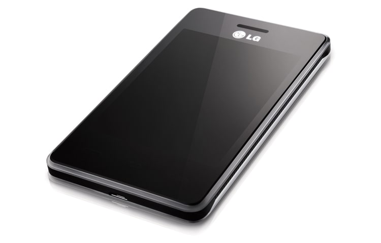 LG Feature Phone avec écran Multi-Touch de 3,2 pouces, Wi-Fi et fonction Liveplace, T385