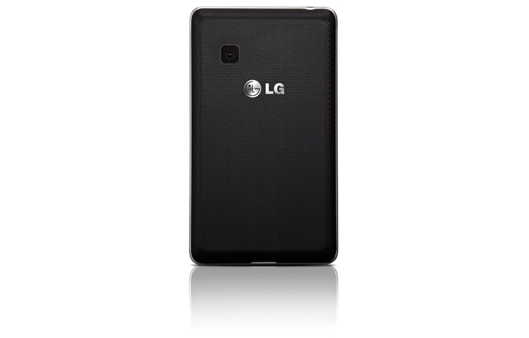 LG Feature Phone avec écran Multi-Touch de 3,2 pouces, Wi-Fi et fonction Liveplace, T385