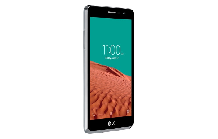 LG Bello II Android Smartphone avec 5 pouces écran, processeur quad-core 1.3 et flash à selfie, X150