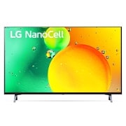 Une vue avant du téléviseur LG NanoCell
