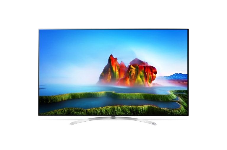 Vue avant de 55’’ LG SUPER UHD TV 55SJ850V