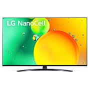 Une vue avant du téléviseur LG NanoCell