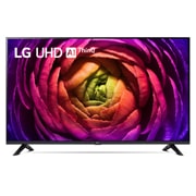 Vue avant du téléviseur UHD de LG