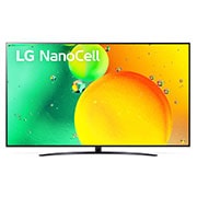 Une vue avant du téléviseur LG NanoCell