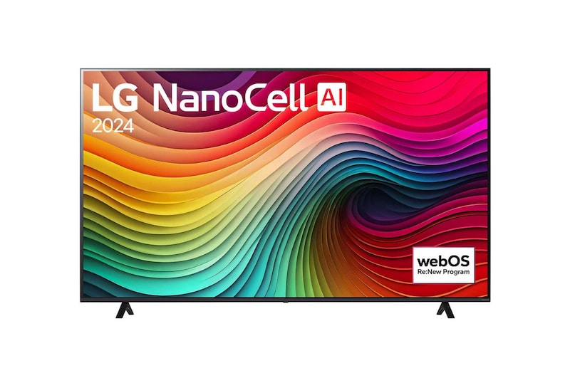 LG Smart TV LG NanoCell AI NANO81 4K de 75 pouces 2024, 75NANO81T6A