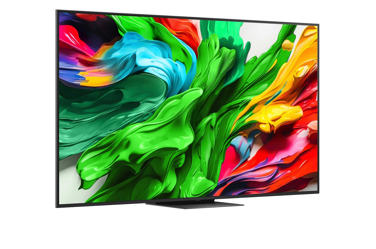 Rear view of LG QNED evo QNED85 TV