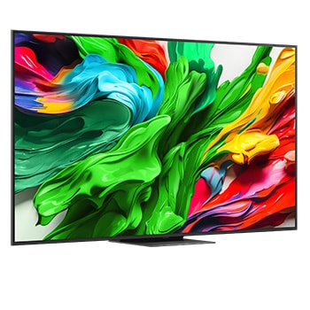 Rear view of LG QNED evo QNED85 TV