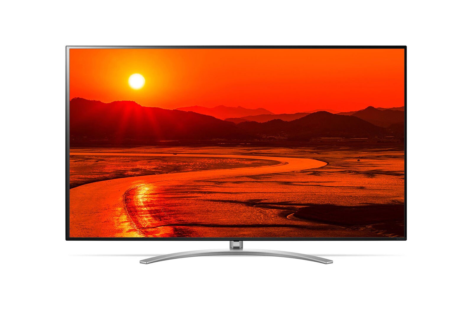 Vue avant de LG 75“ 8K NanoCell TV 75SM9900PLA