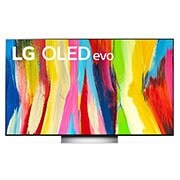 Vue avant de Smart TV LG OLED evo C2 4K 55 pouces OLED55C29LD