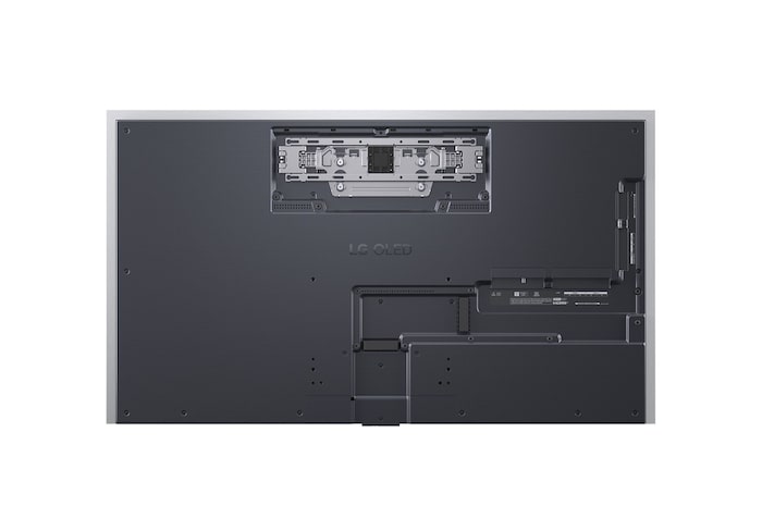 Rear view of LG OLED evo AI G5 4K Smart TV.