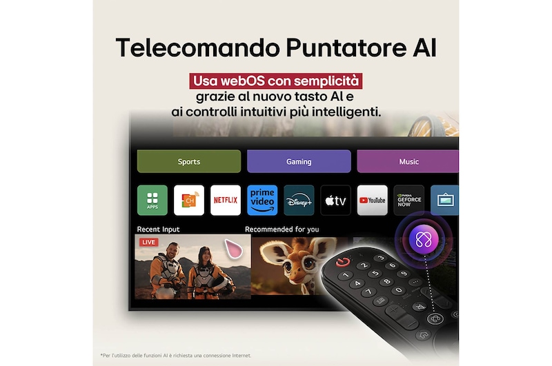 Télécommande Puntatore AI