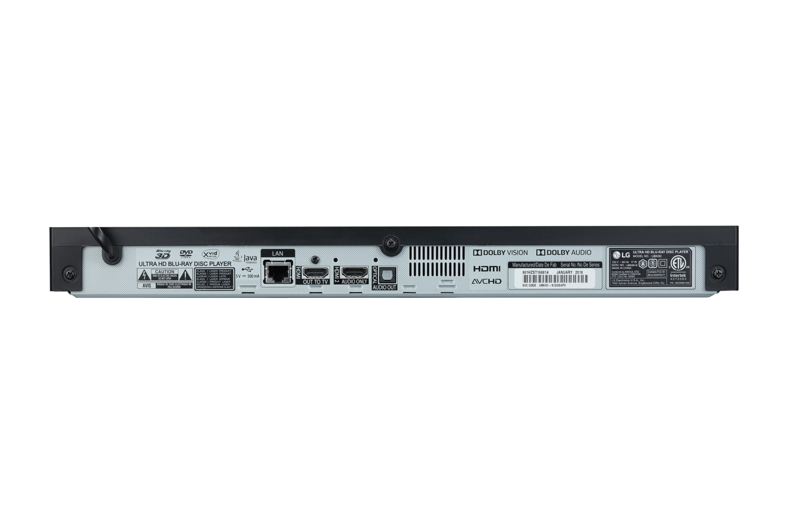 LG LECTEUR BLU-RAY ULTRA HD 4K, UBK90