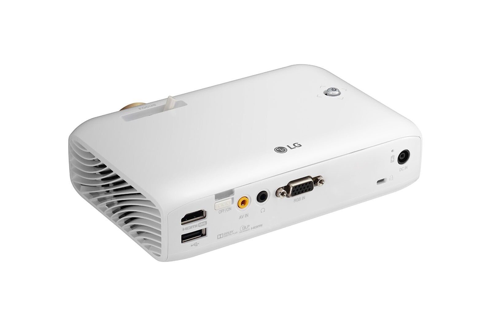 LG Projecteur LED ultra portable avec batterie intégrée et résolution HD 720p, PH510PG