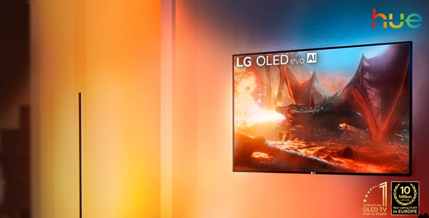 Ta TV, ta lumière, ton expérience – LG & Hue