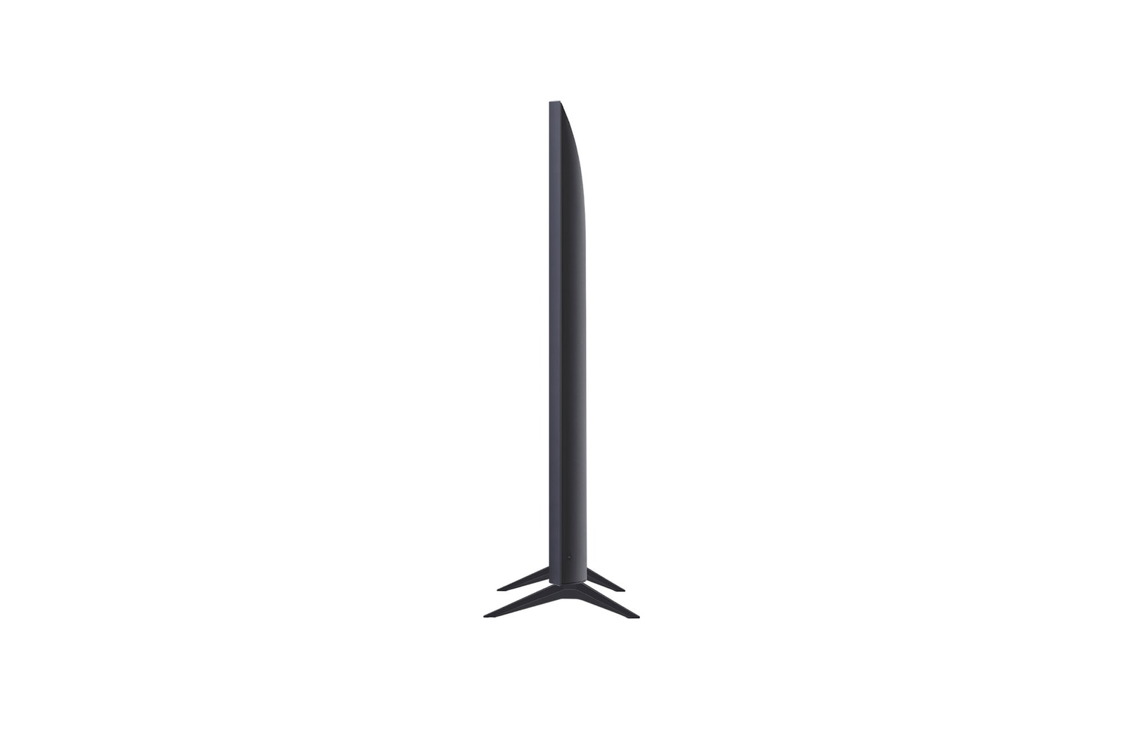 Side view of LG NanoCell TV, NANO80