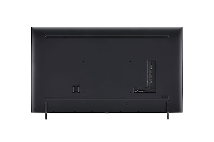 Rear view of LG QNED TV, QNED90