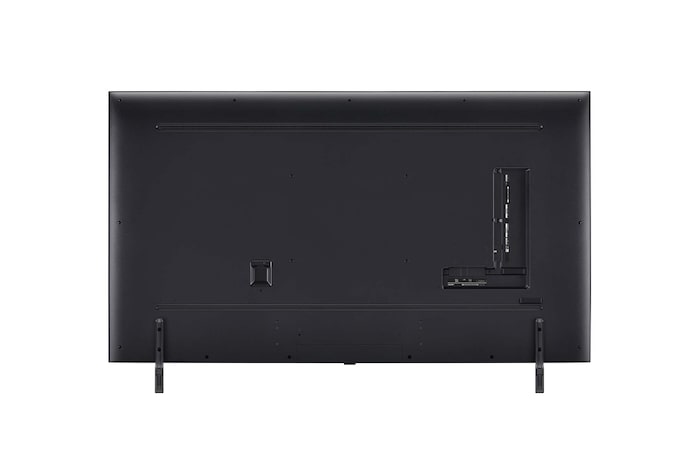 Rear view of LG QNED TV, QNED85