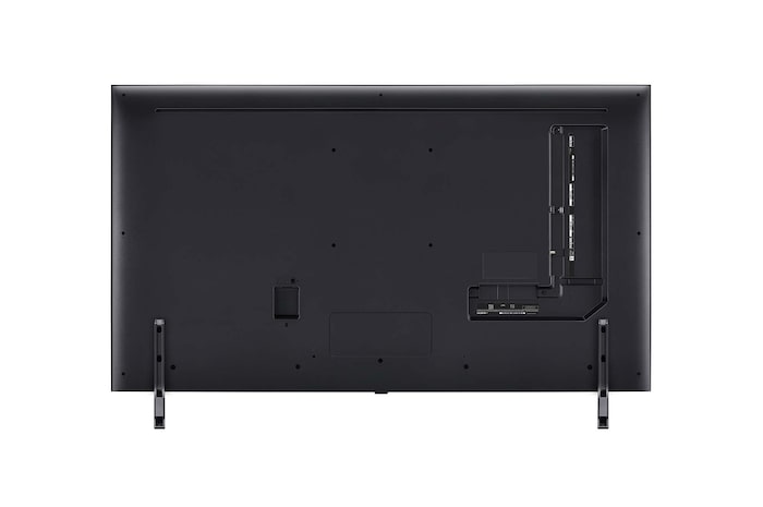 Rear view of LG QNED TV, QNED85