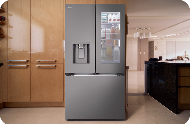 Toma del producto del refrigerador