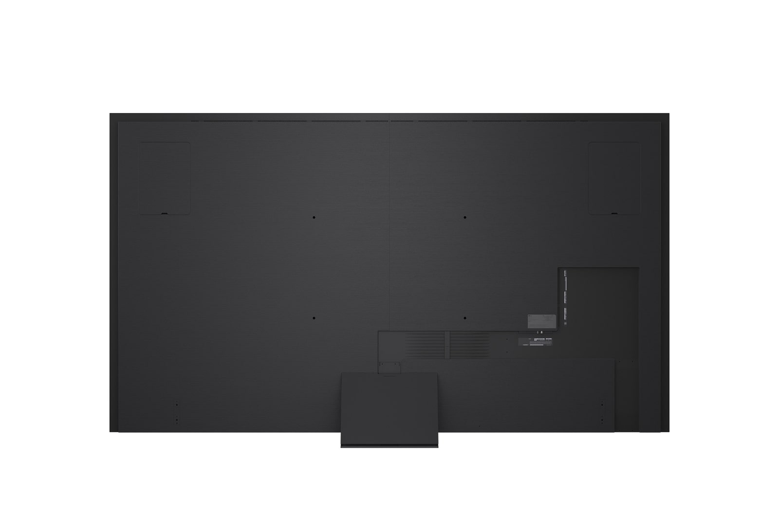 Vista posterior de la TV LG QNED evo QNED86