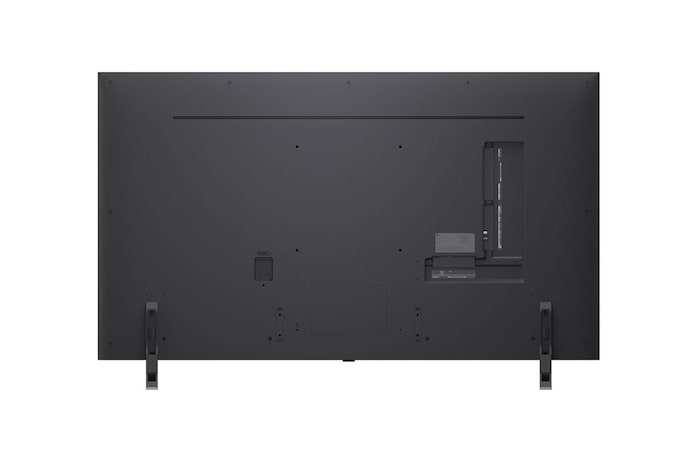 Vista posterior del TV LG QNED evo QNED85