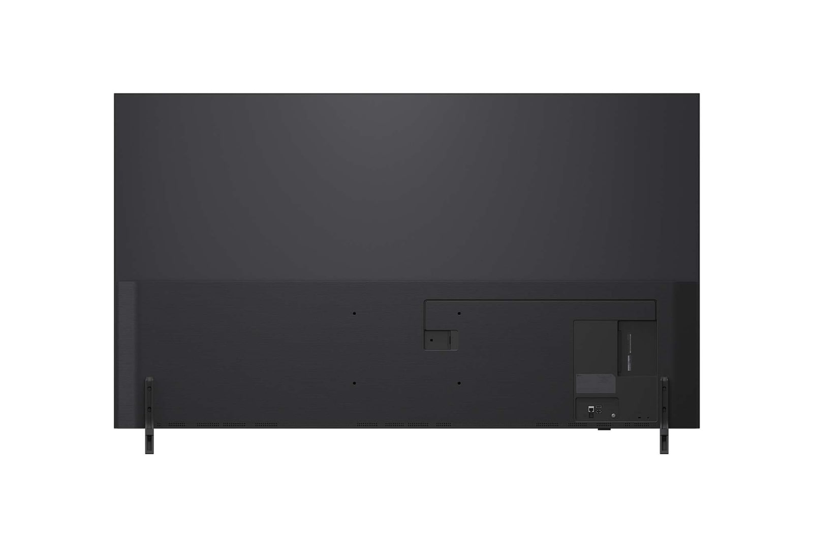 Vista trasera de la LG QNED82 TV