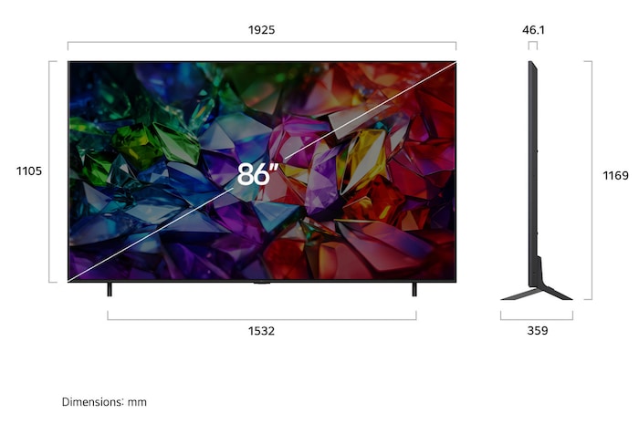 LG TV LG 86" MRGB 4K Smart TV con IA incluye AI Magic Remote 86MRGB95BSA, 86MRGB95BSA
