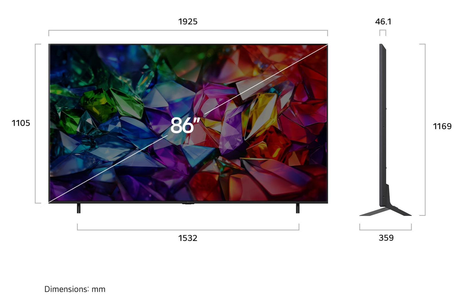 LG TV LG 86" MRGB 4K Smart TV con IA incluye AI Magic Remote 86MRGB95BSA, 86MRGB95BSA