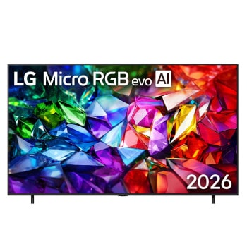 Vista frontal de TV LG 86" MRGB 4K Smart TV con IA incluye AI Magic Remote 86MRGB95BSA 86MRGB95BSA